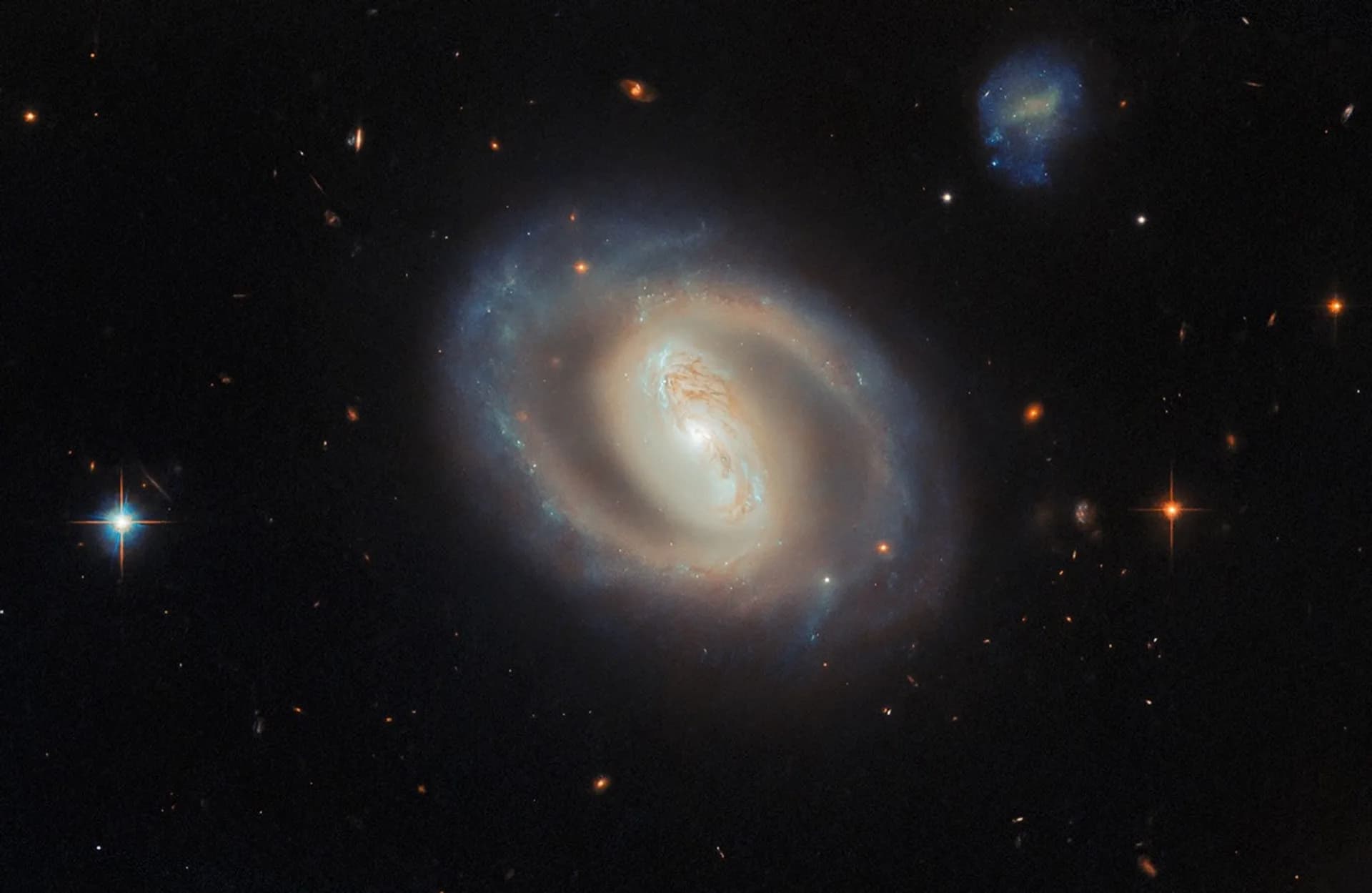 A spiral galaxy; a single structure, many arms.